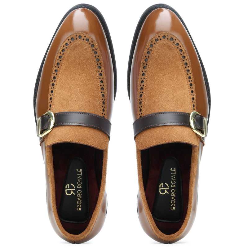 Oakley Buckled Loafers in Tan