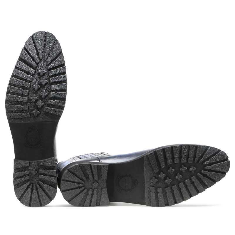 Aki Marble Finish Chelsea Boots in Blue