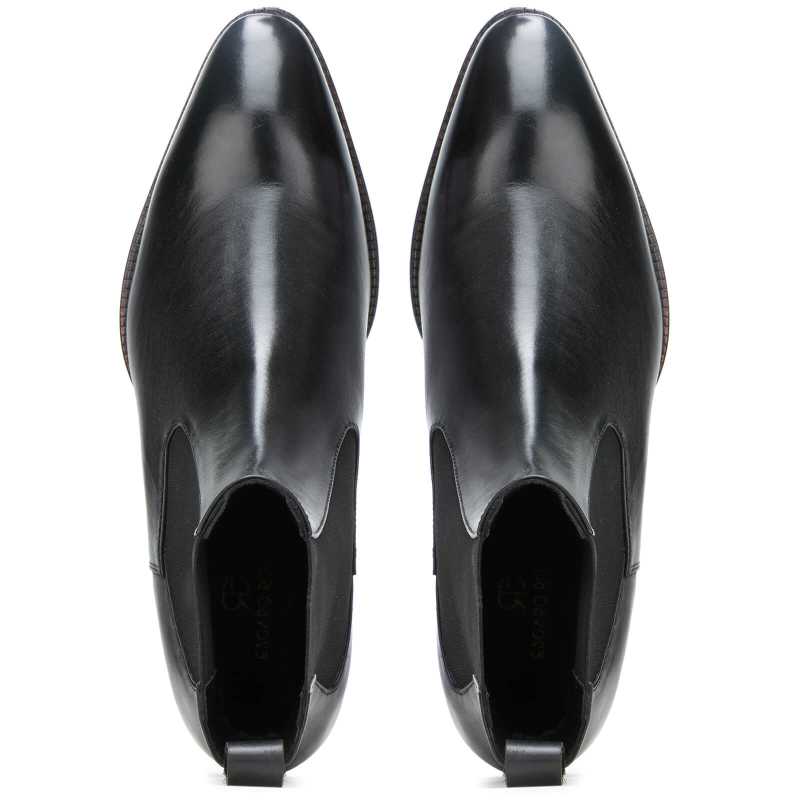Sable Italian Chelsea Boots in Black