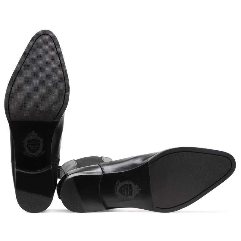 Sable Italian Chelsea Boots in Black
