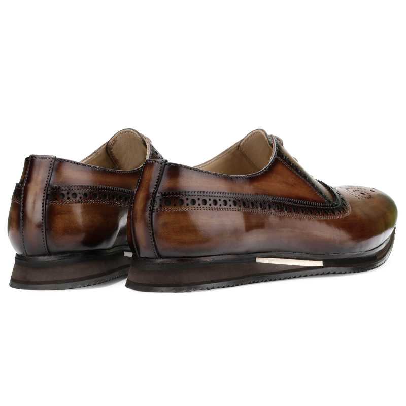 Roland Oxford Sneakers in Brown