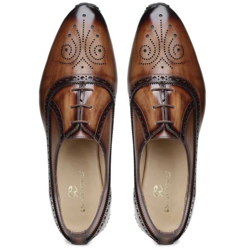 Roland Oxford Sneakers in Brown