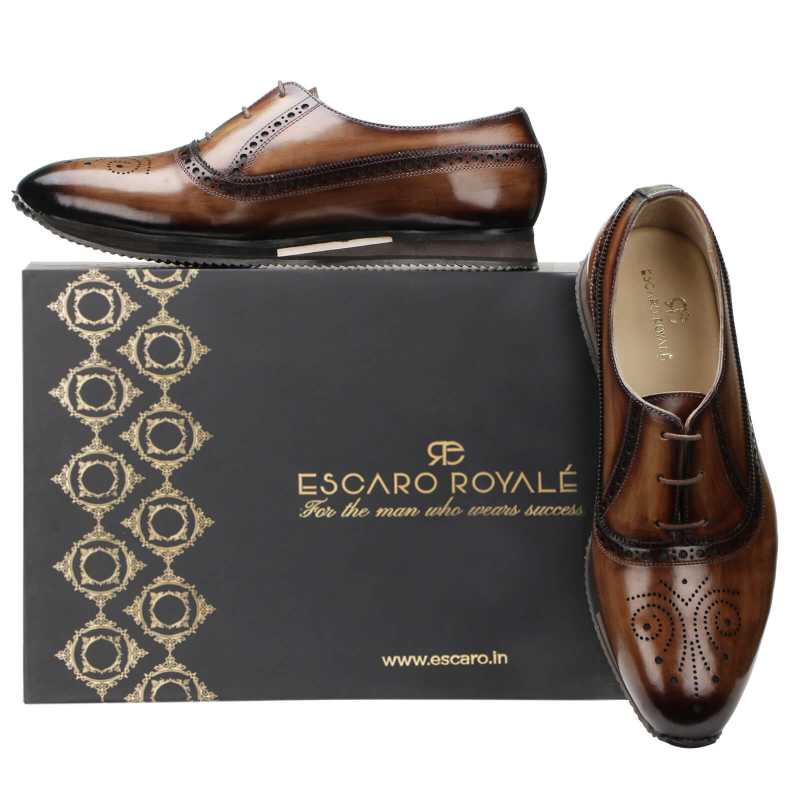 Roland Oxford Sneakers in Brown
