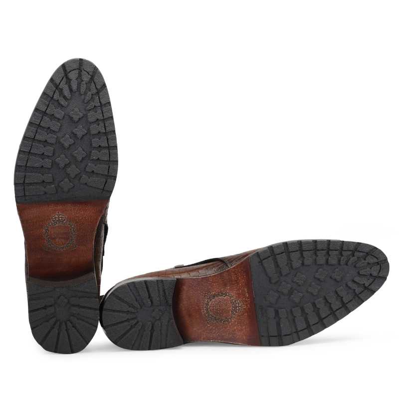 Scales Patina Jodhpur Boots in Olive