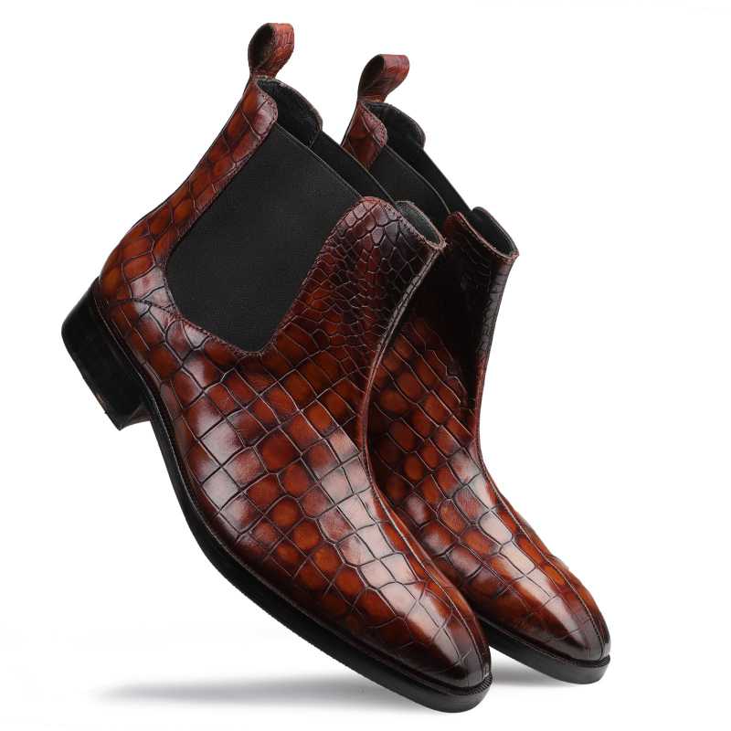 Regal Chelsea Boots in Large Tan