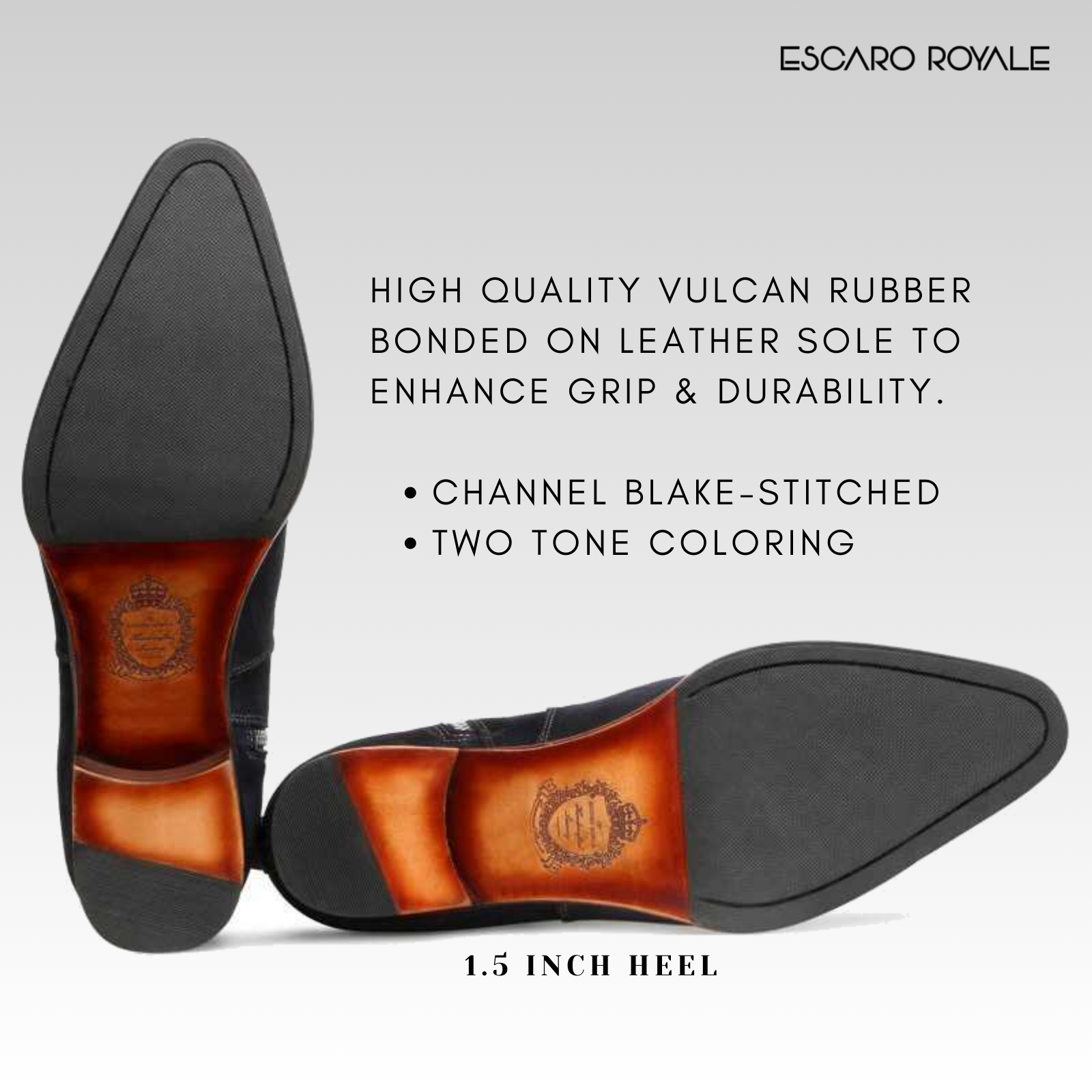 Carbine Suede Zipper Boots in Blue