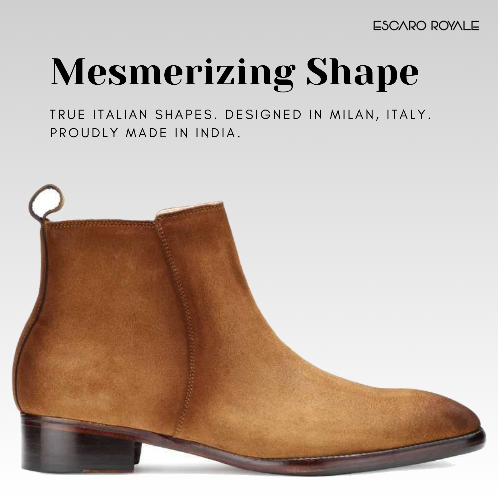 Carbine Zipper Boots in Tan Suede