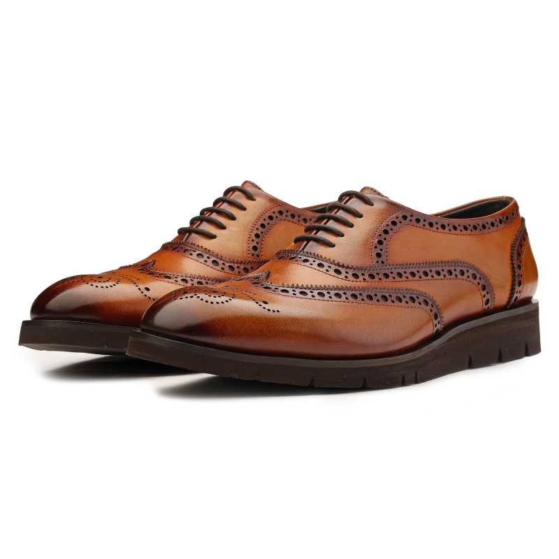 Romel Cognac Brogues / clearance