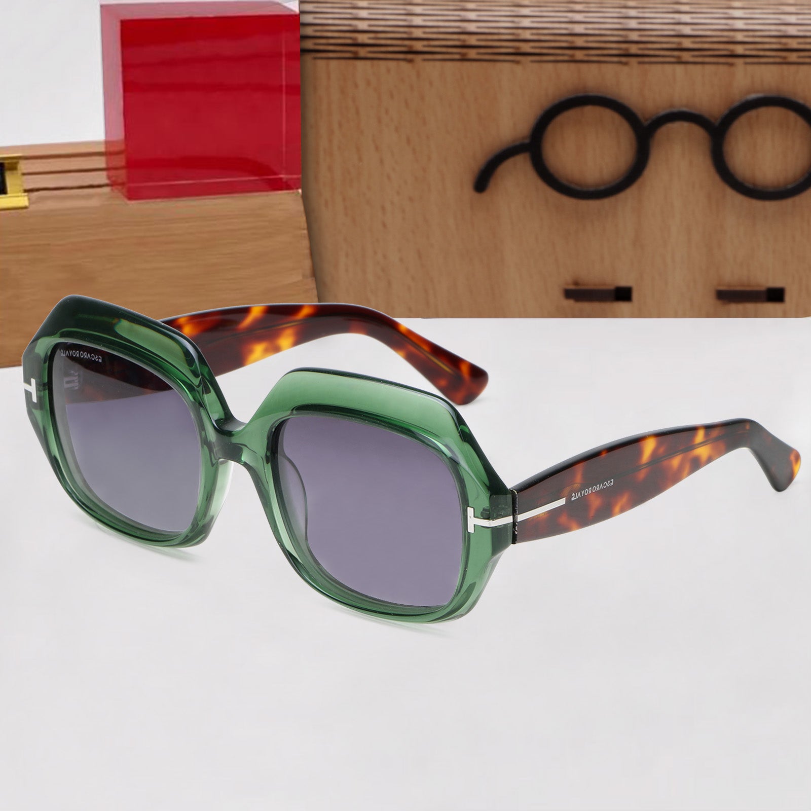 Escaro Royale Noire Unisex Sunglasses