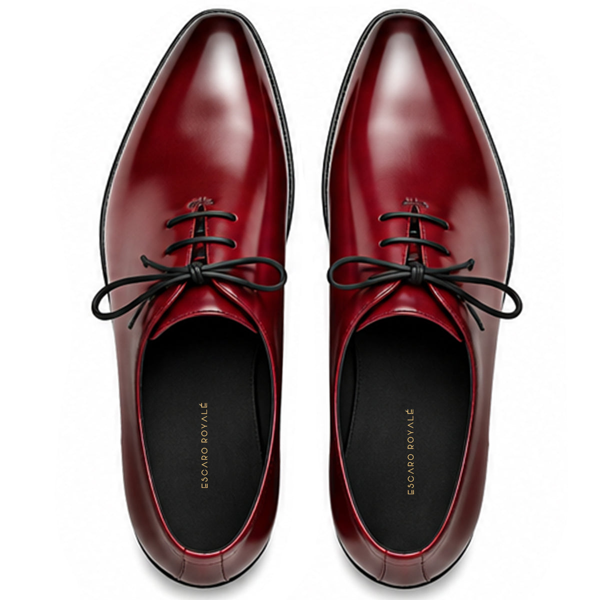 Bordo Wine Leather Lace-Up - men's shoes, view 5