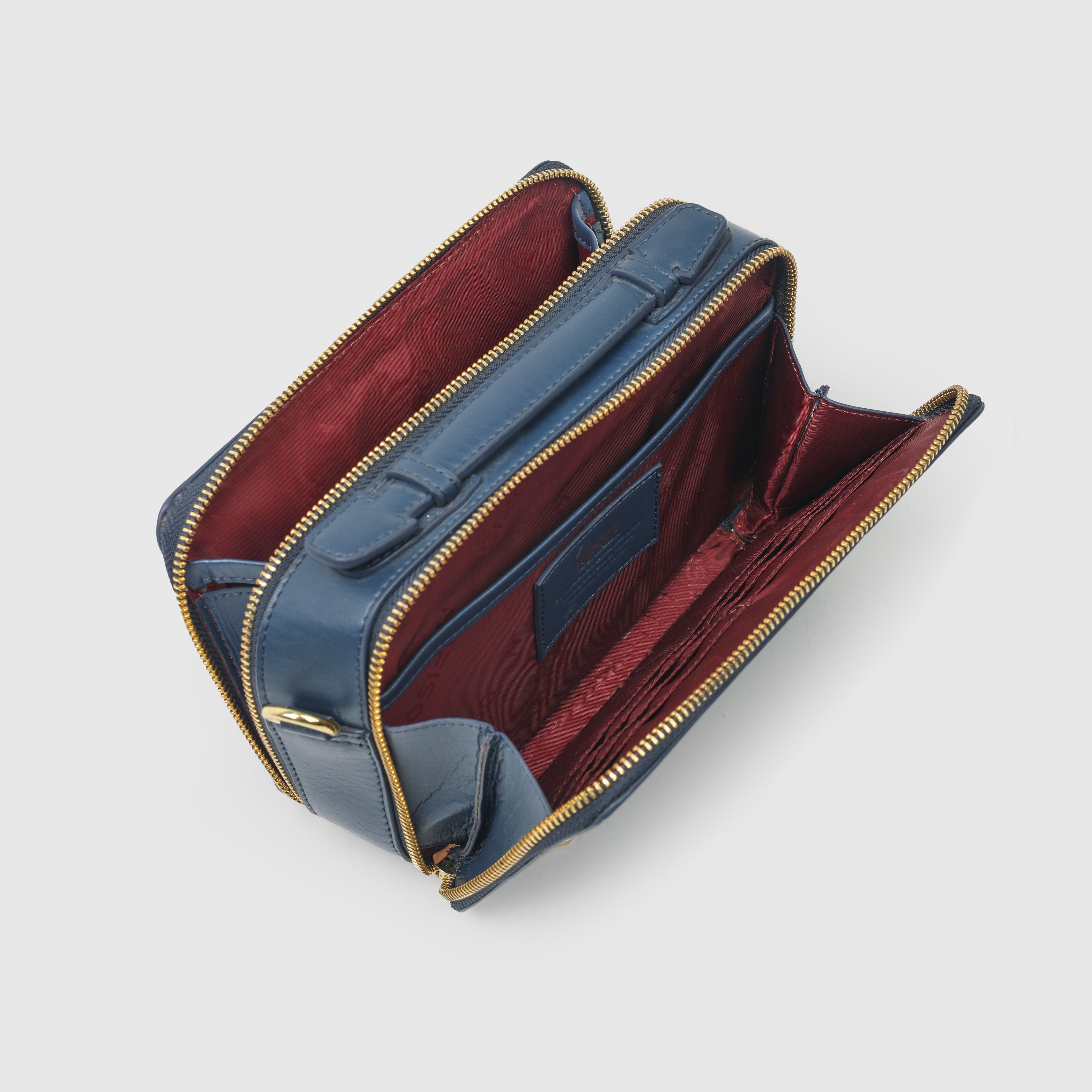 Élégante Navy Blue Crossbody Sling Bag