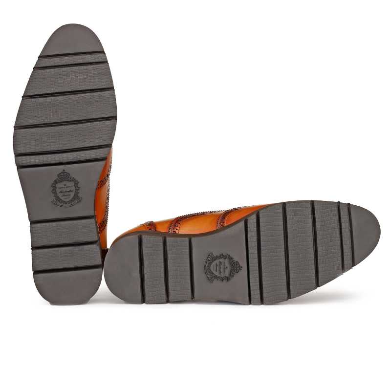 Romel Cognac Brogues / clearance