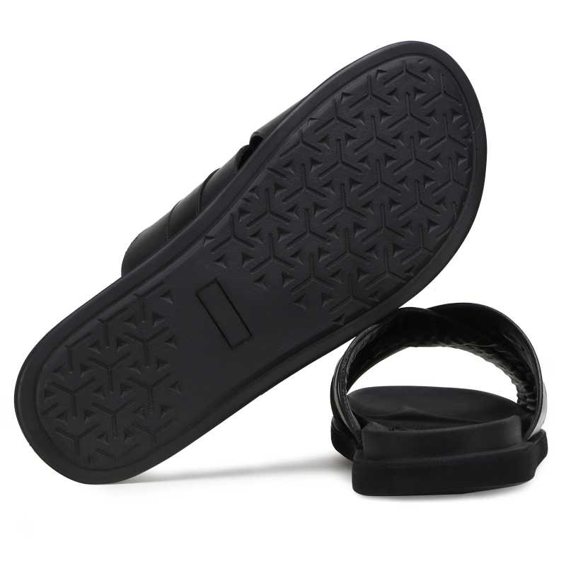 The Orchard Cross Slippers in Black