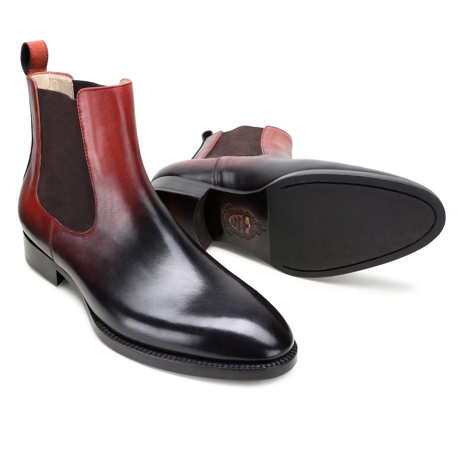 Torino Chelsea in Burgundy Noir Patina