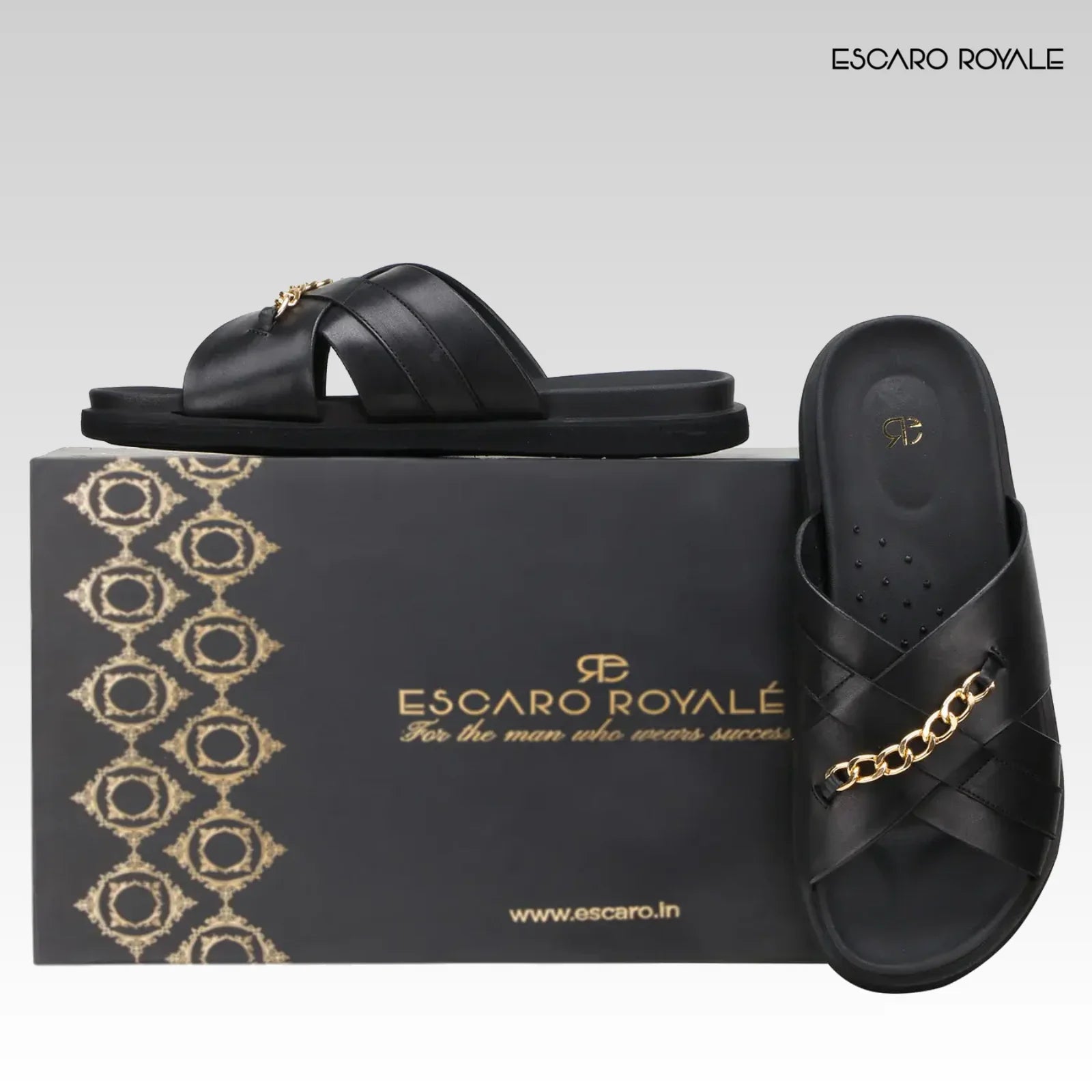 The Orchard Cross Slippers In Black