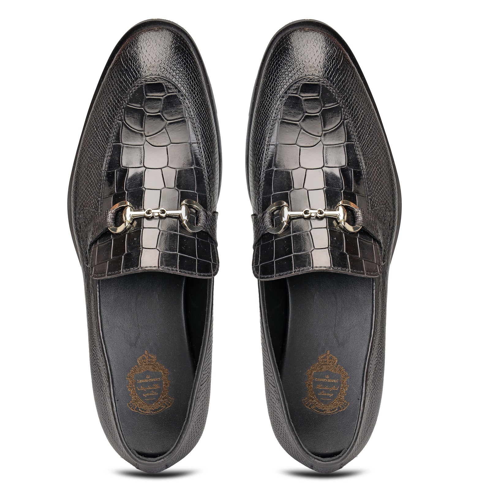 Facil AirFlexLite Horsebit Loafers in Black
