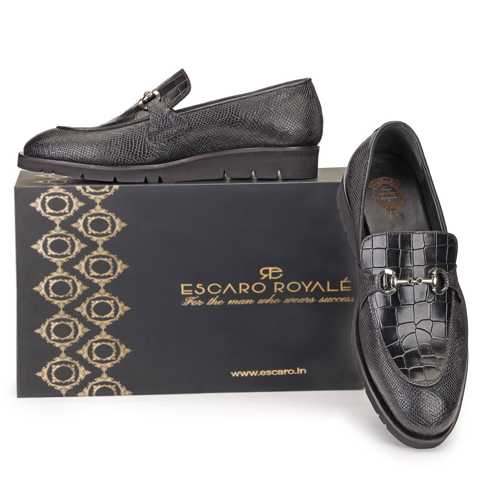 Facil AirFlexLite Horsebit Loafers in Black