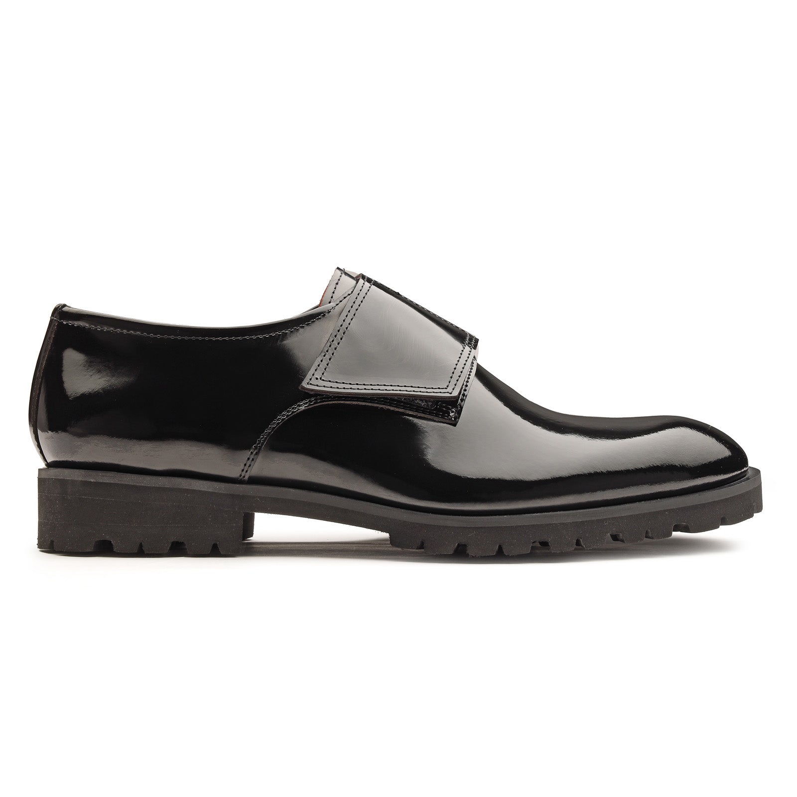 Diego AirFlexLite Velcro Loafers in Black