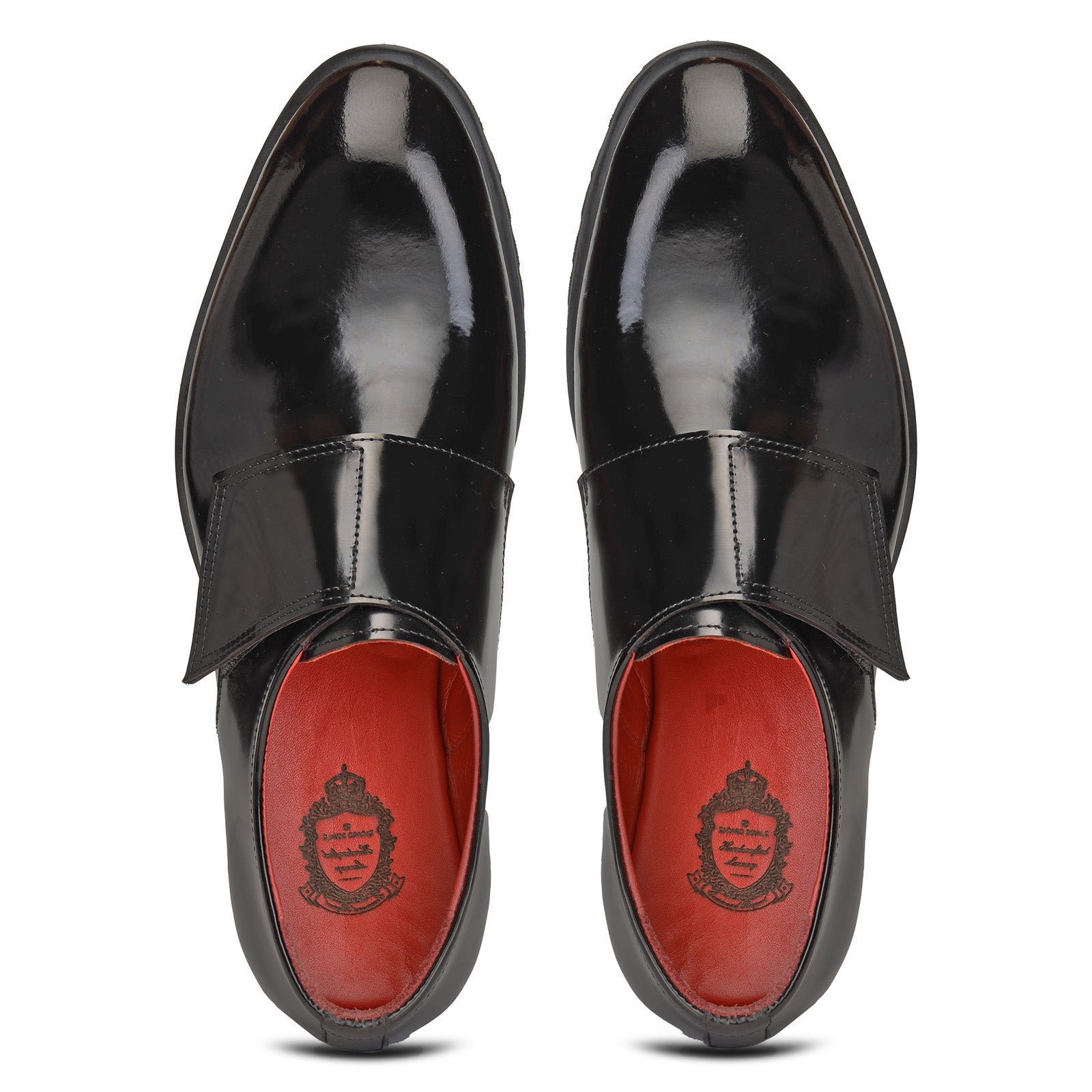 Diego AirFlexLite Velcro Loafers in Black