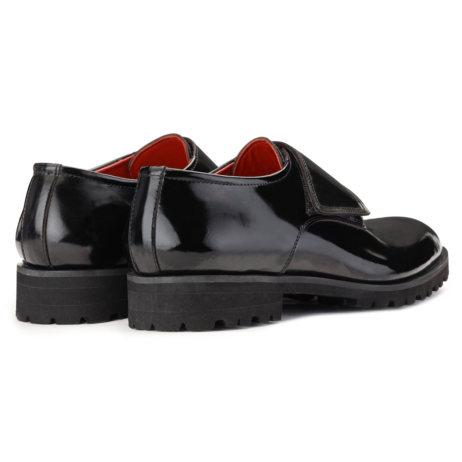 Diego AirFlexLite Velcro Loafers in Black