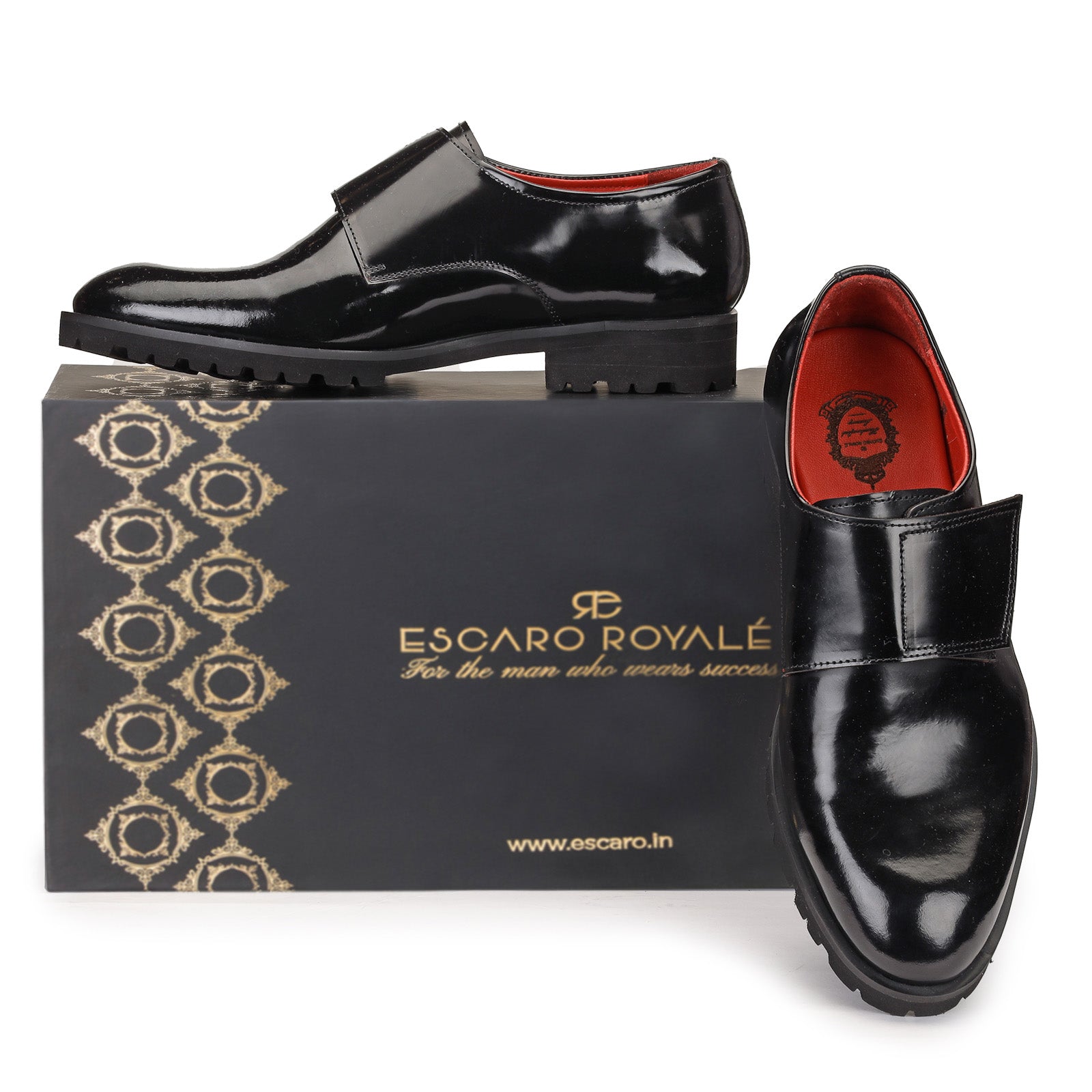 Diego AirFlexLite Velcro Loafers in Black