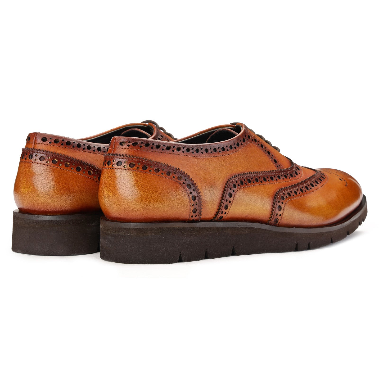 Romel AirFlexLite Brogues in Cognac