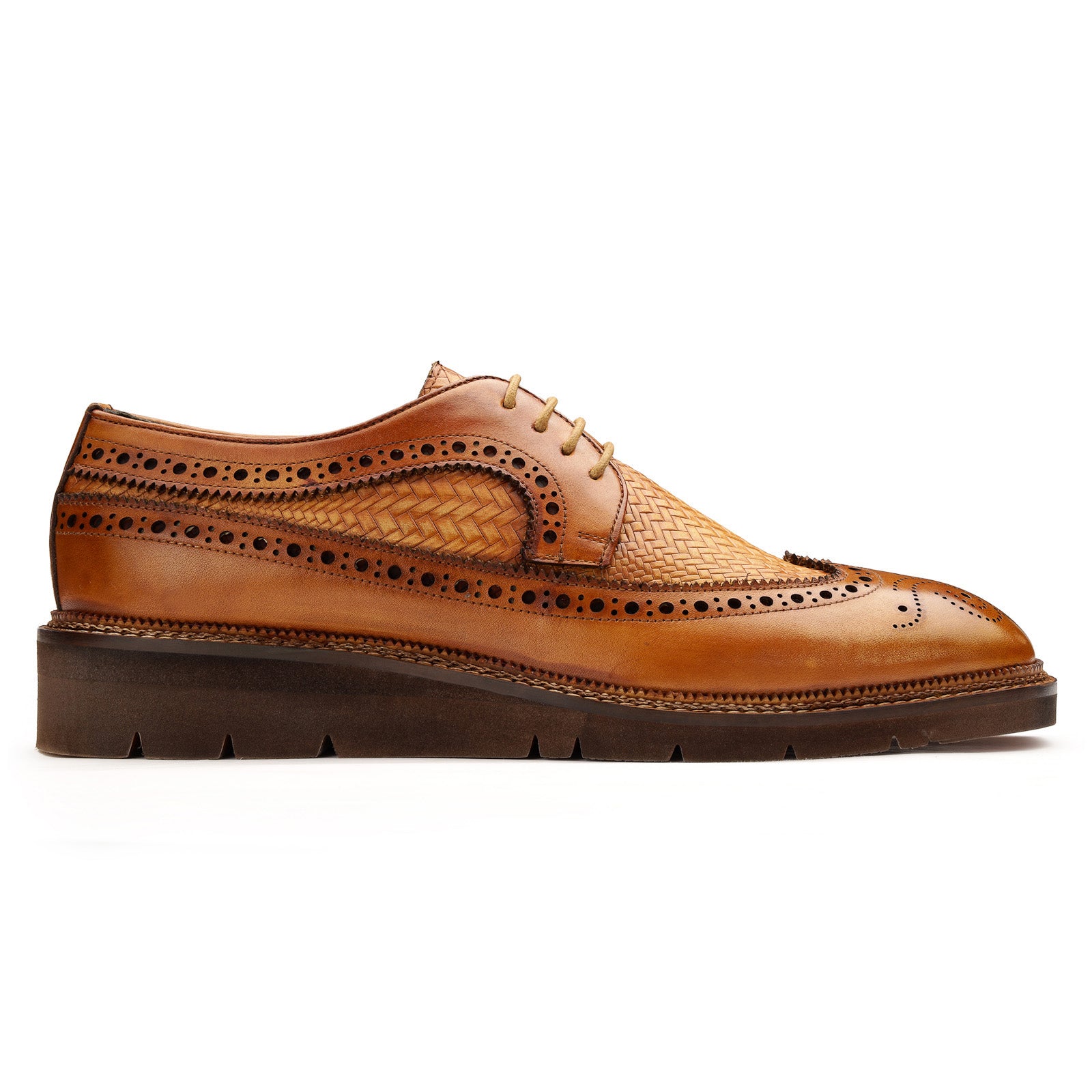 Shawn Dual Textured Brogues