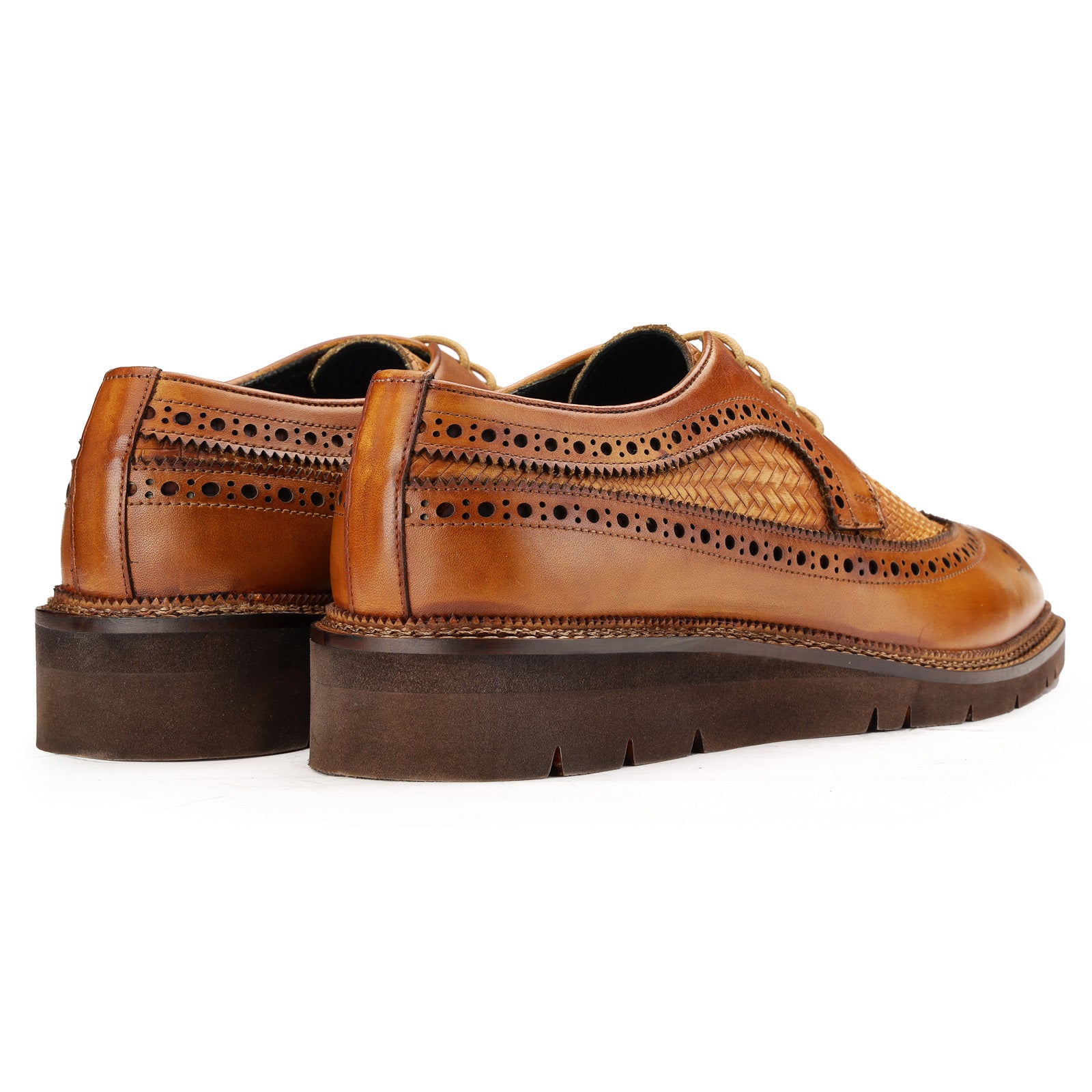 Shawn Dual Textured Brogues