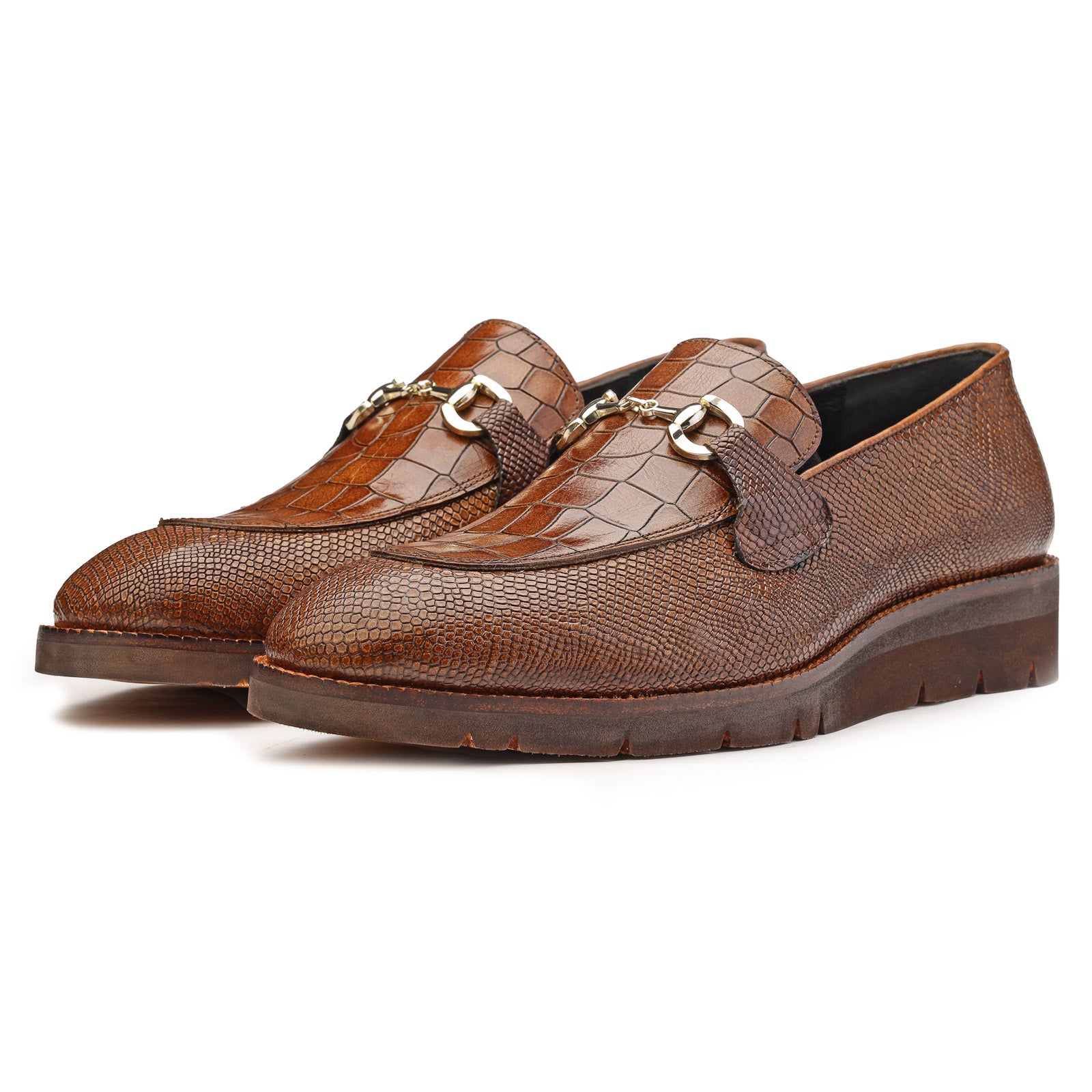 Marx AirFlexLite Horsebit Loafers in Brown