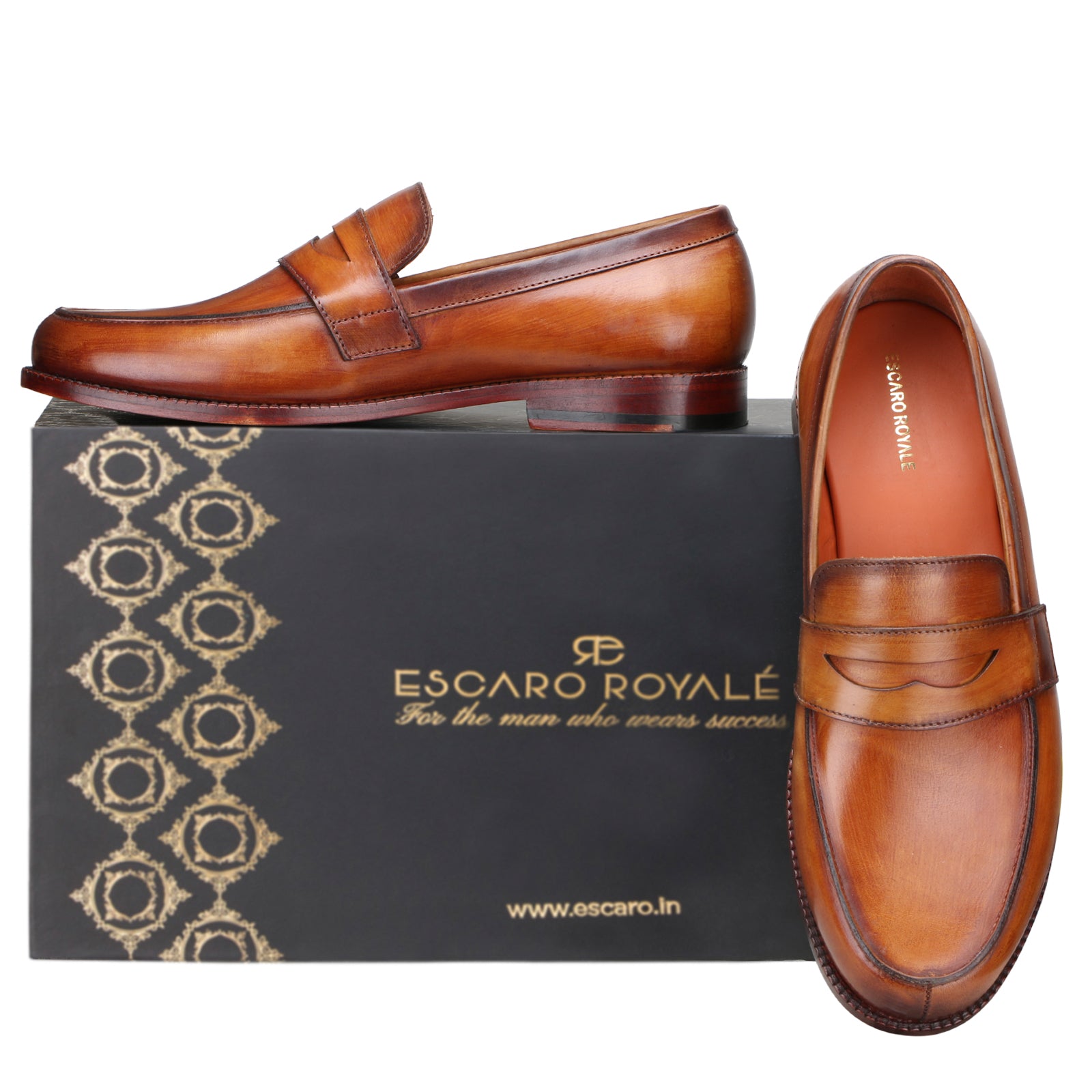 Montclair Penny Loafers in Tan