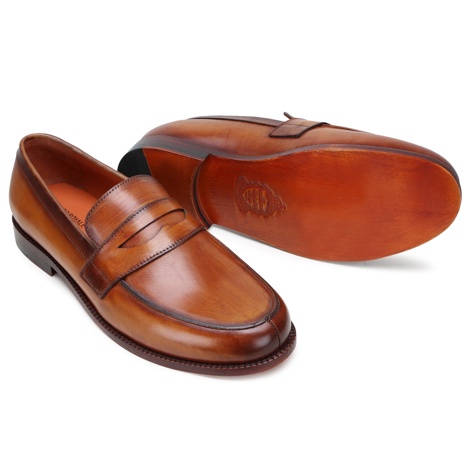 Montclair Penny Loafers in Tan