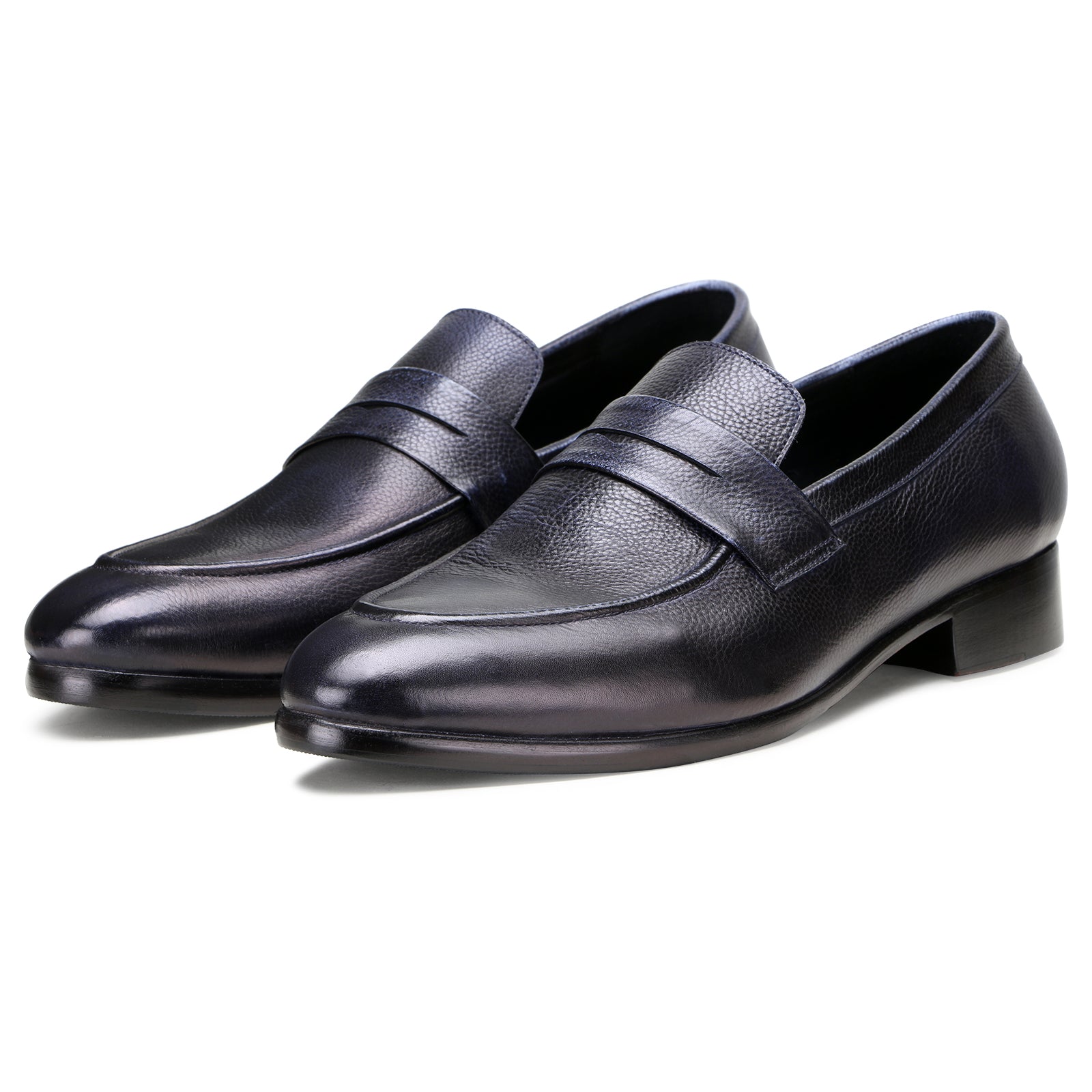 Oliver Sleek Unlined Loafers in Blue