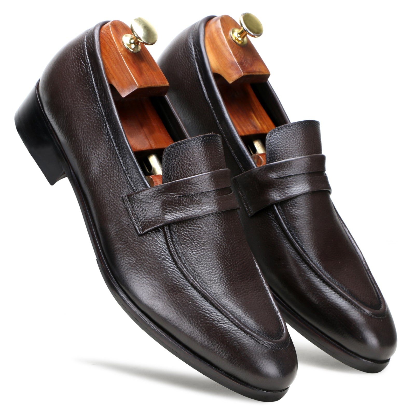 Oliver Sleek Unlined Loafers in Brown