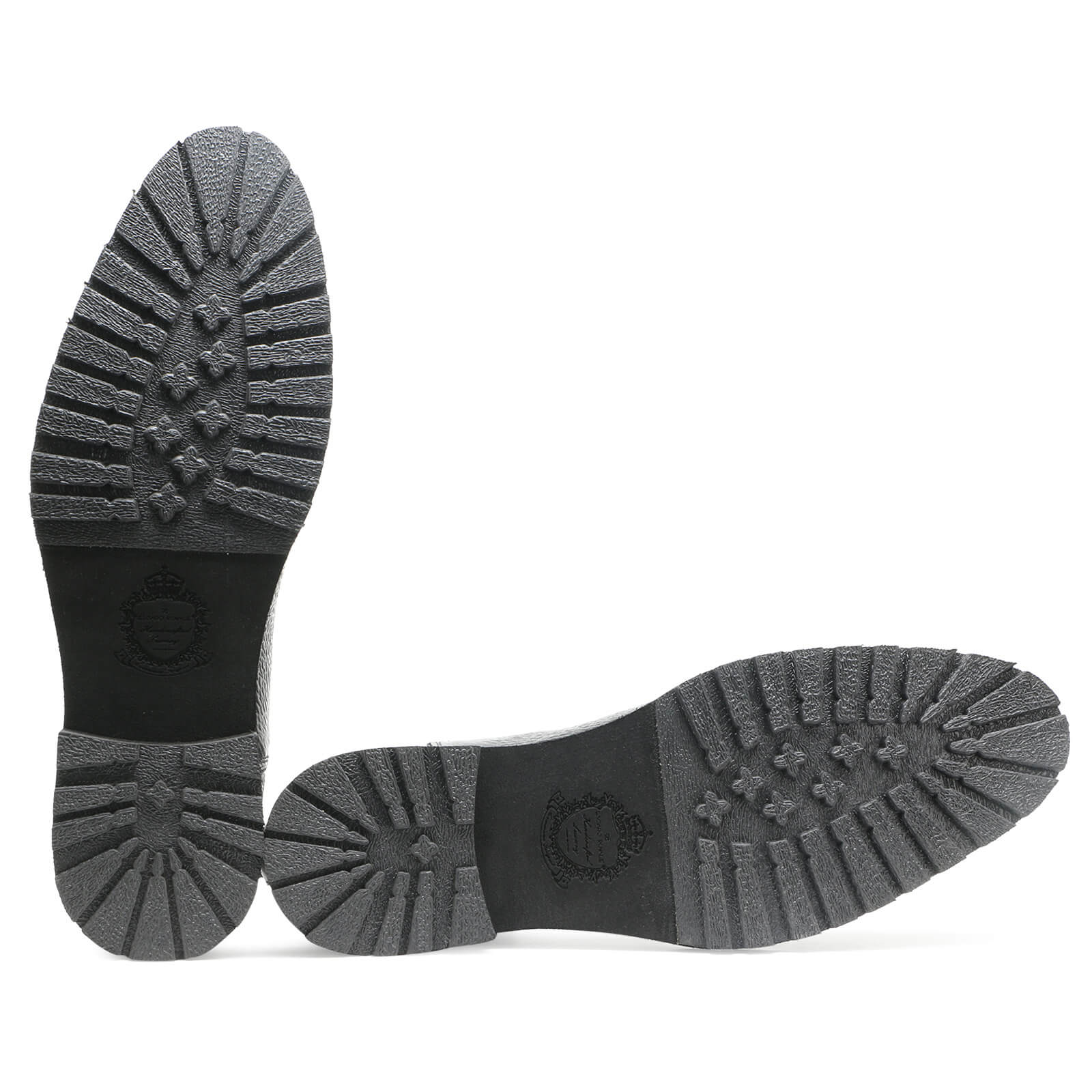 Omega Deep Grain Chelsea Boots in Black