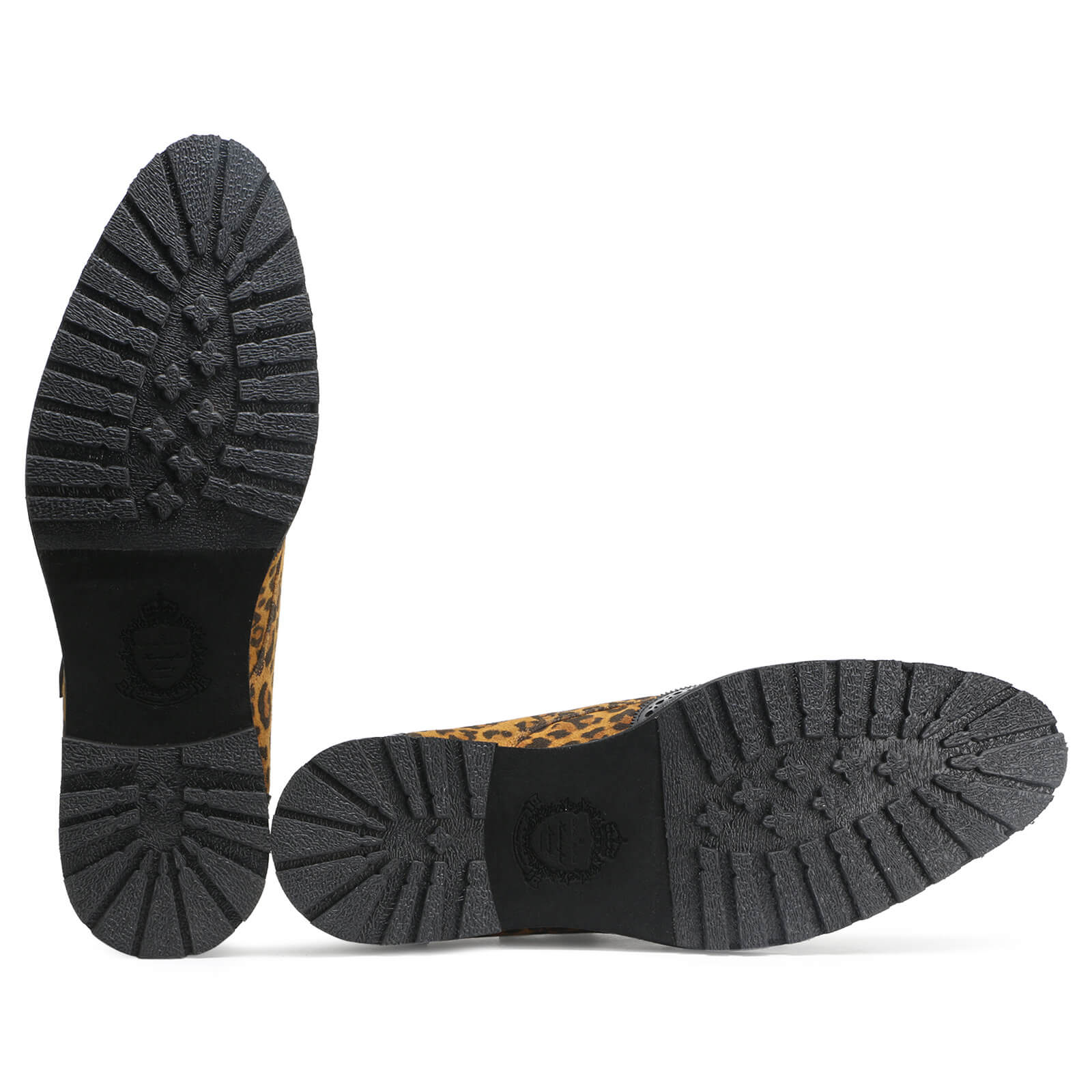 Ozzy Printed Double Monks in Black