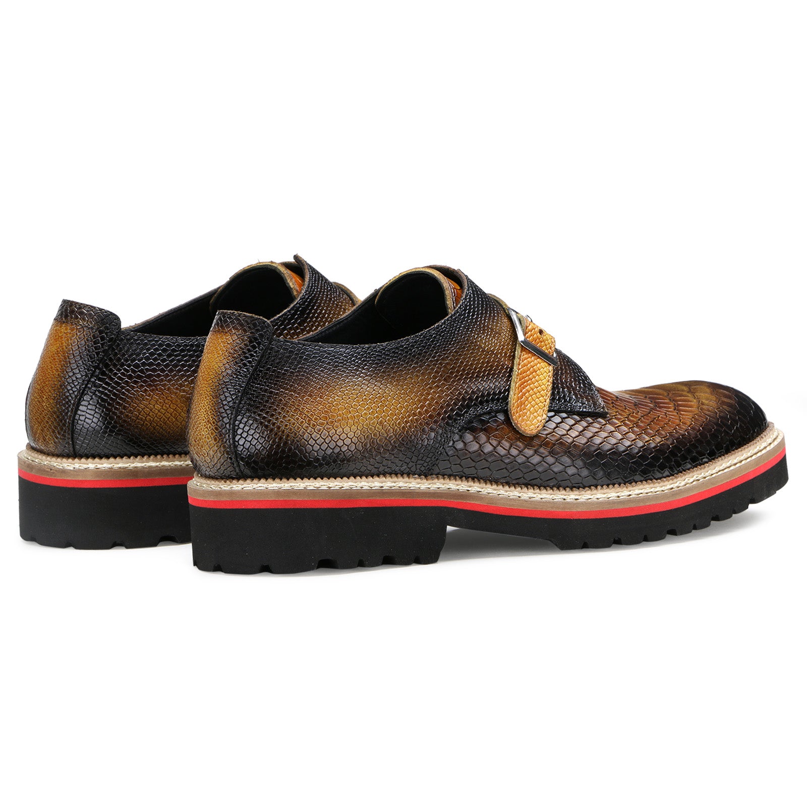 Monark Deisgner Monks in Burnished Tan