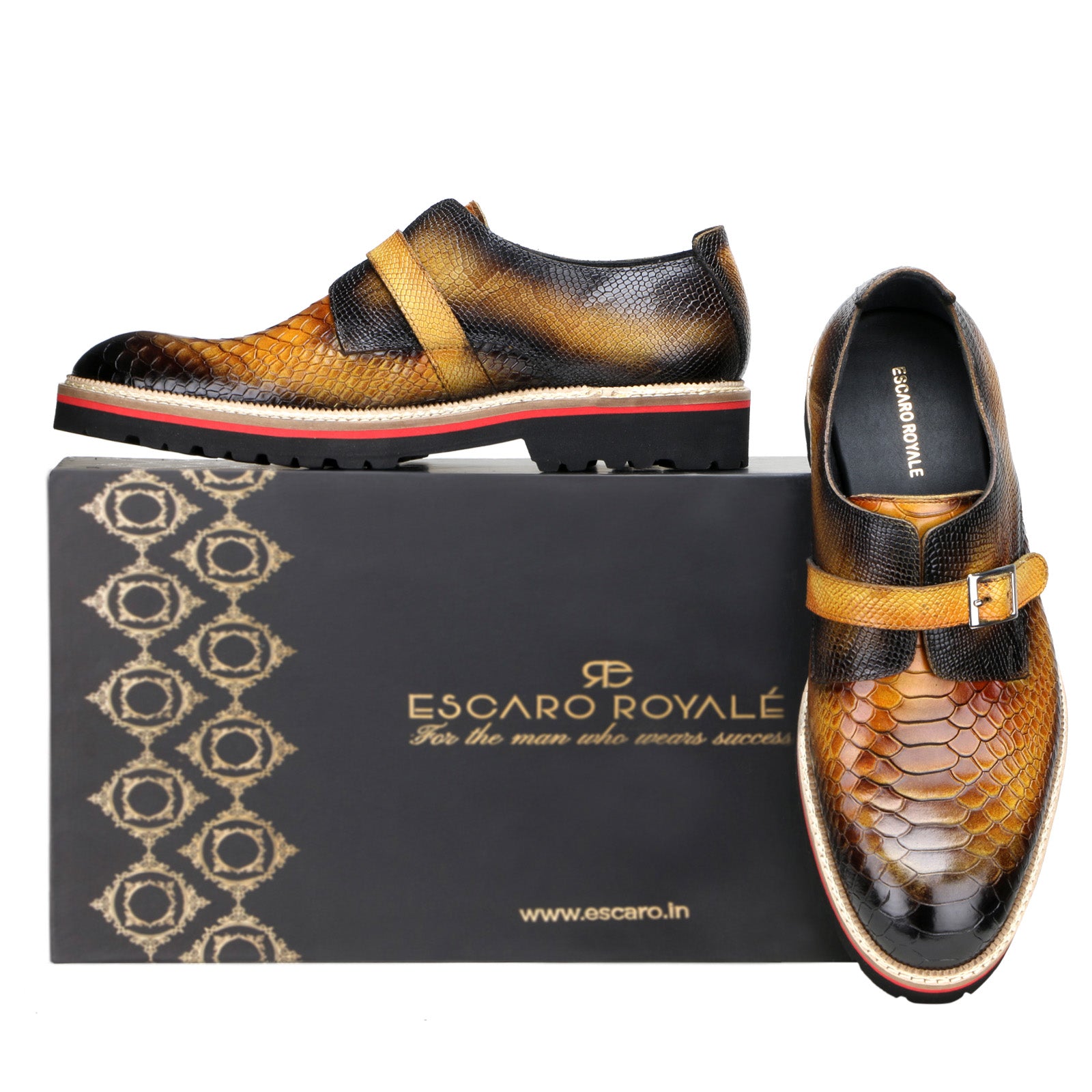 Monark Deisgner Monks in Burnished Tan
