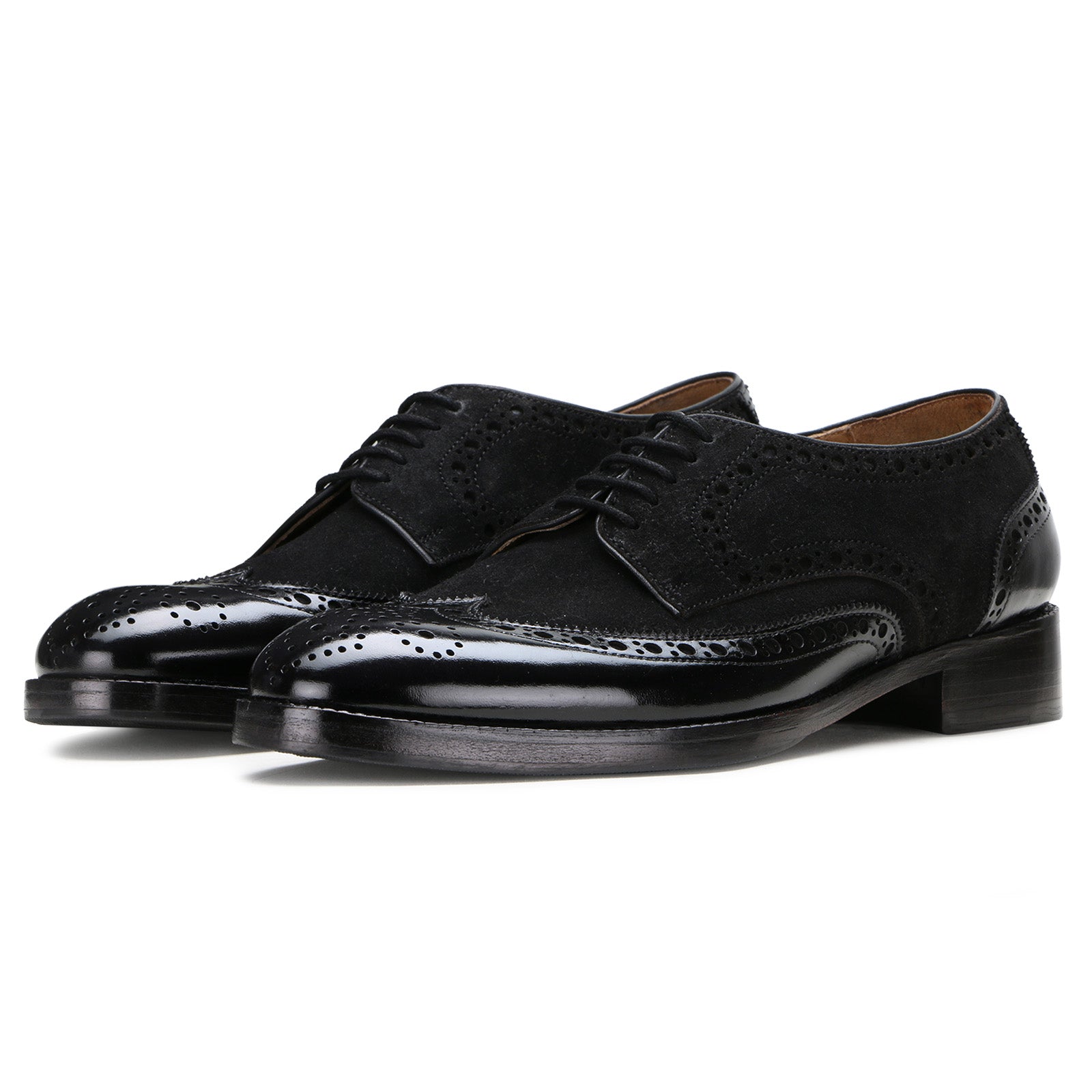 Rochester Derby Shoes in Black