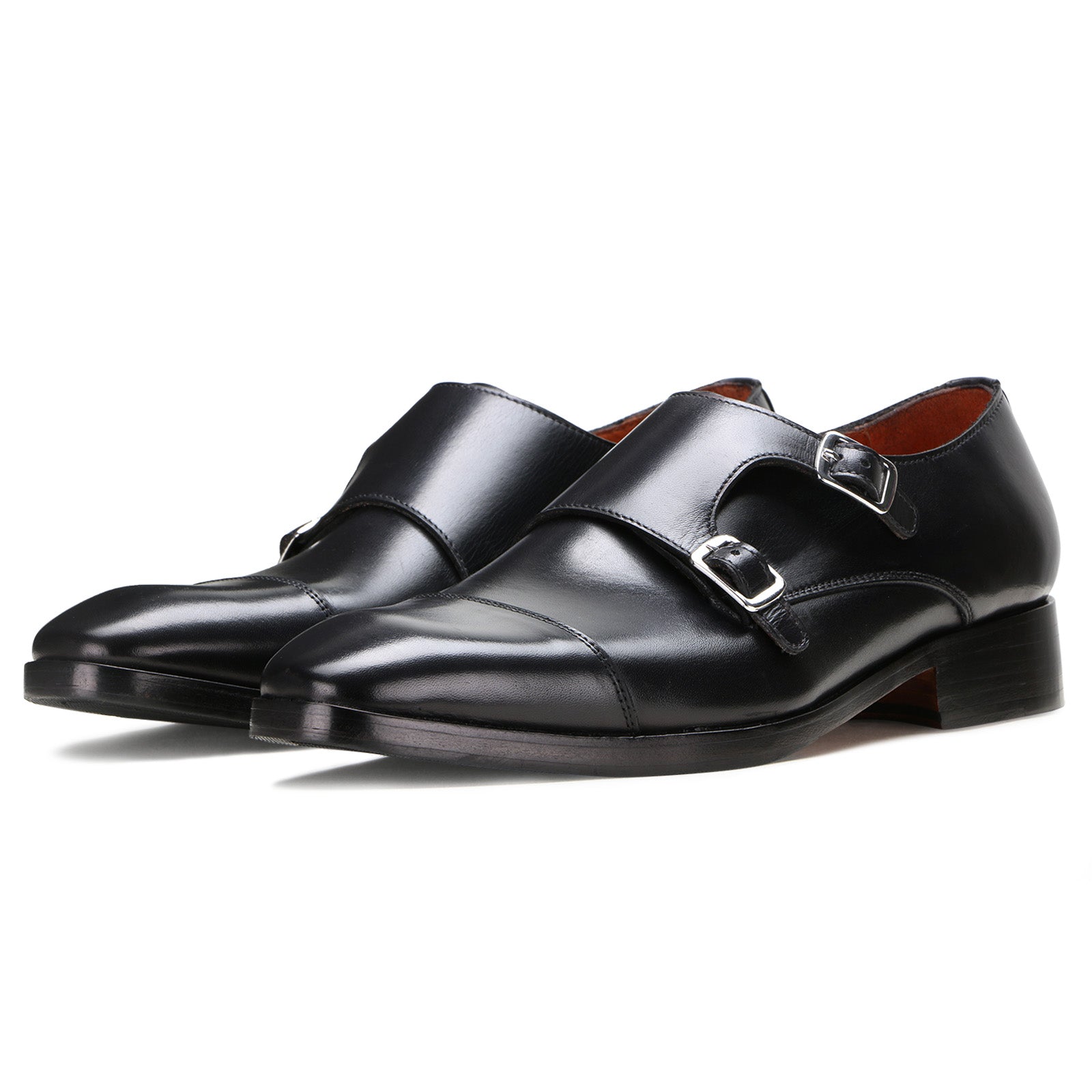 Kai Double Monkstrap in Black