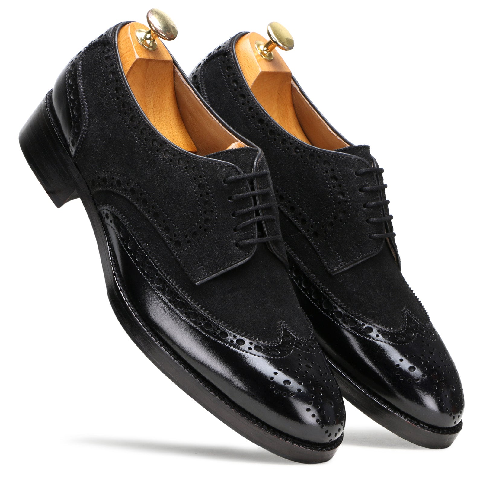 Rochester Derby Shoes in Black