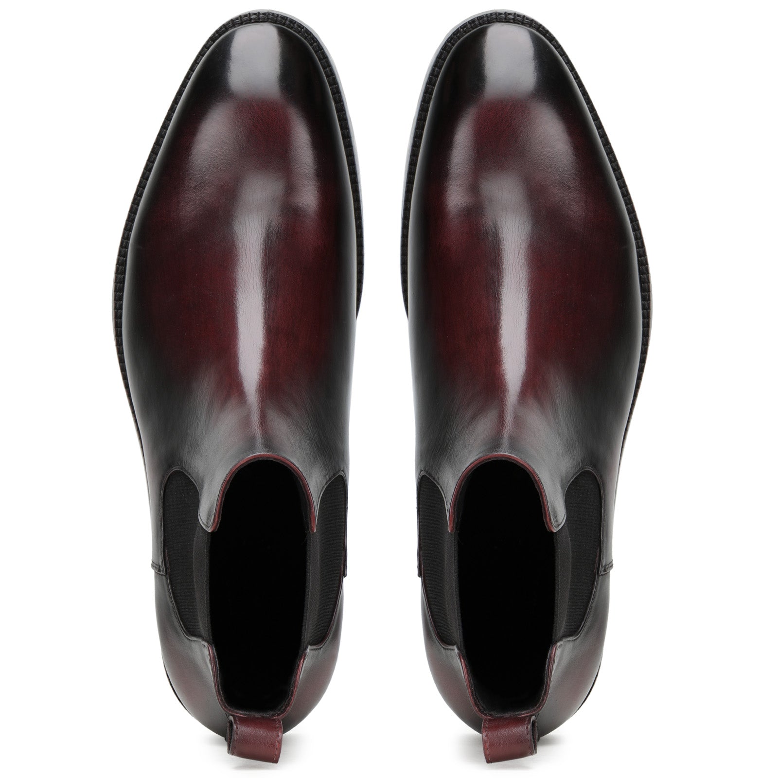 Goldbrow Chelsea Boots in Wine
