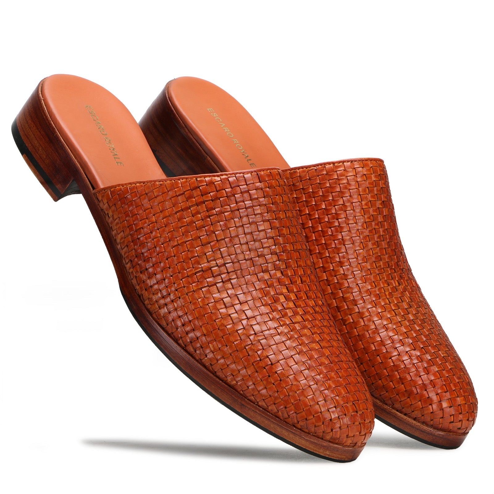 Dunkley Weaved Mule Slippers in Tan