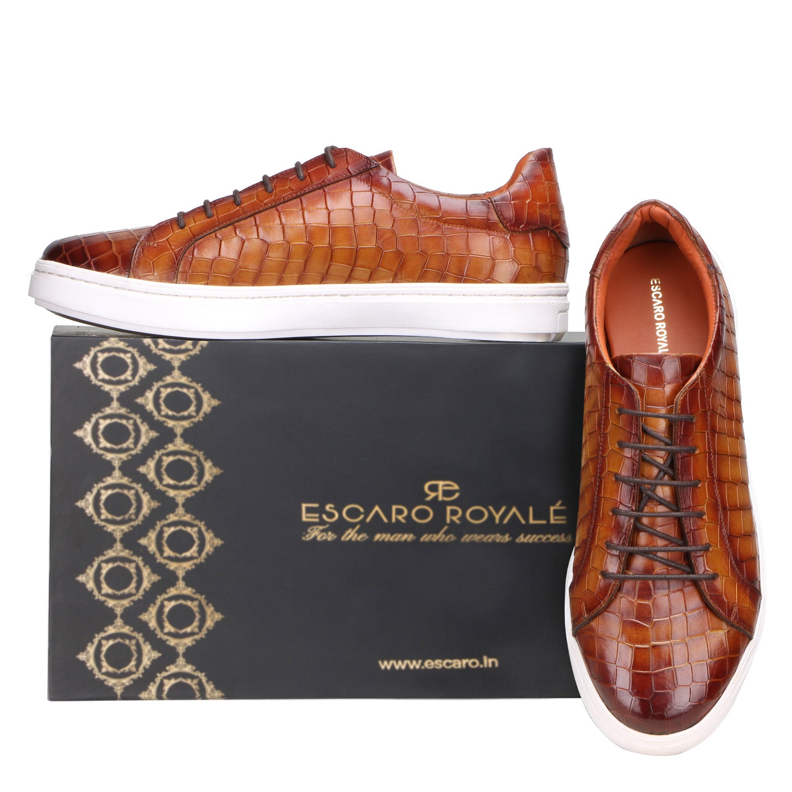 Garnett Patina Sneakers in Tan