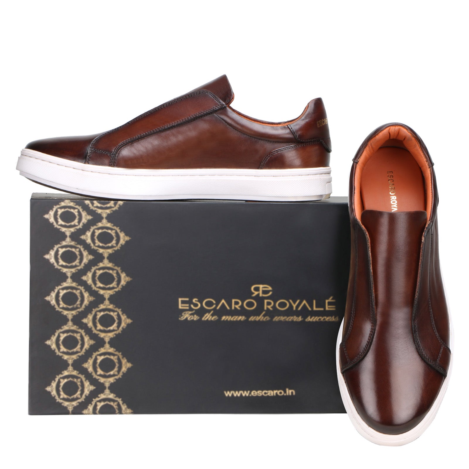 Gafford Slipon Sneakers in Brown