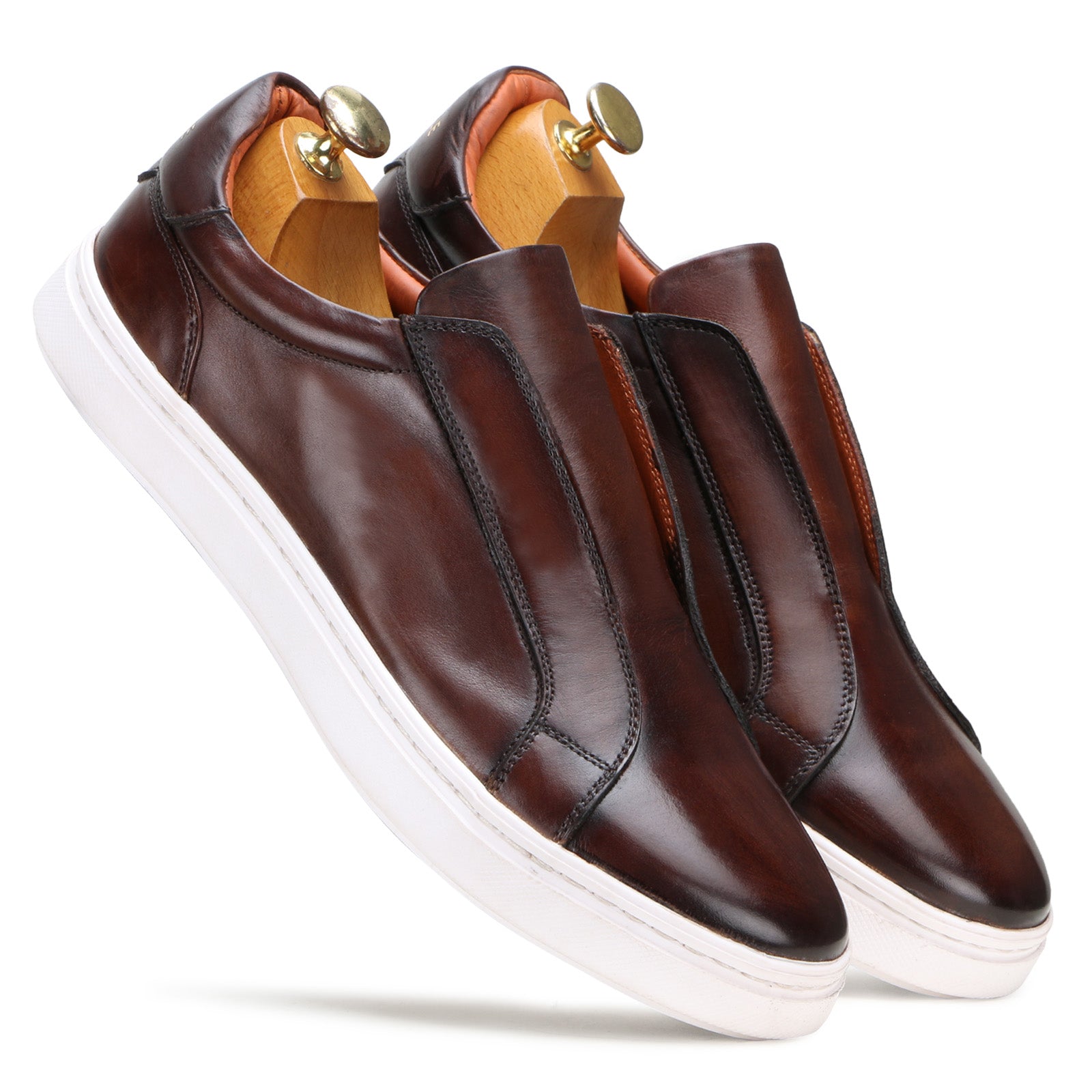 Gafford Slipon Sneakers in Brown