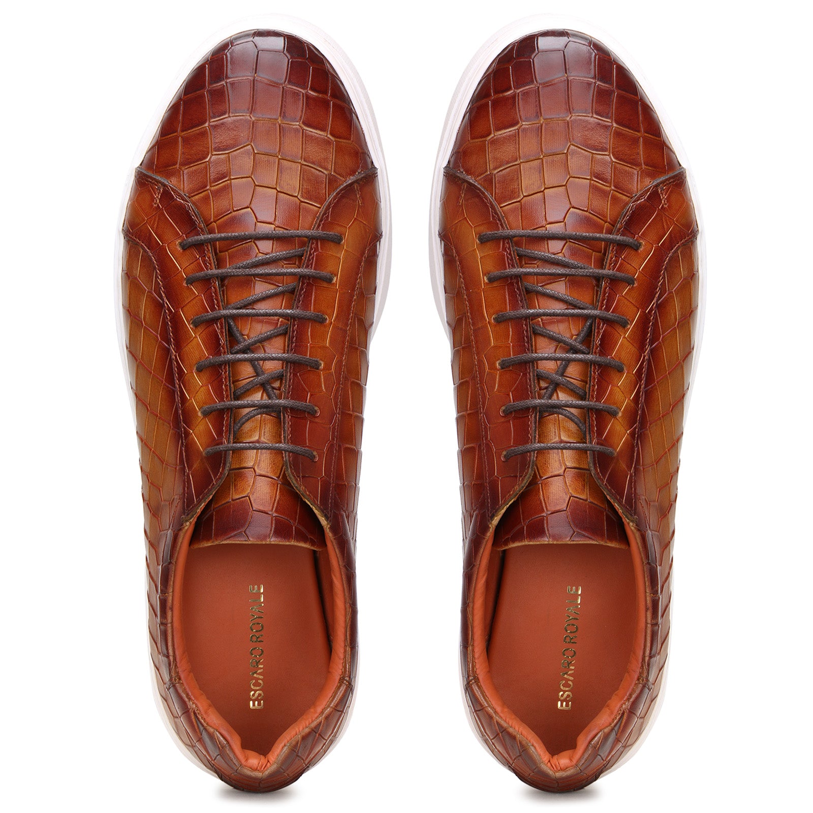 Garnett Patina Sneakers in Tan