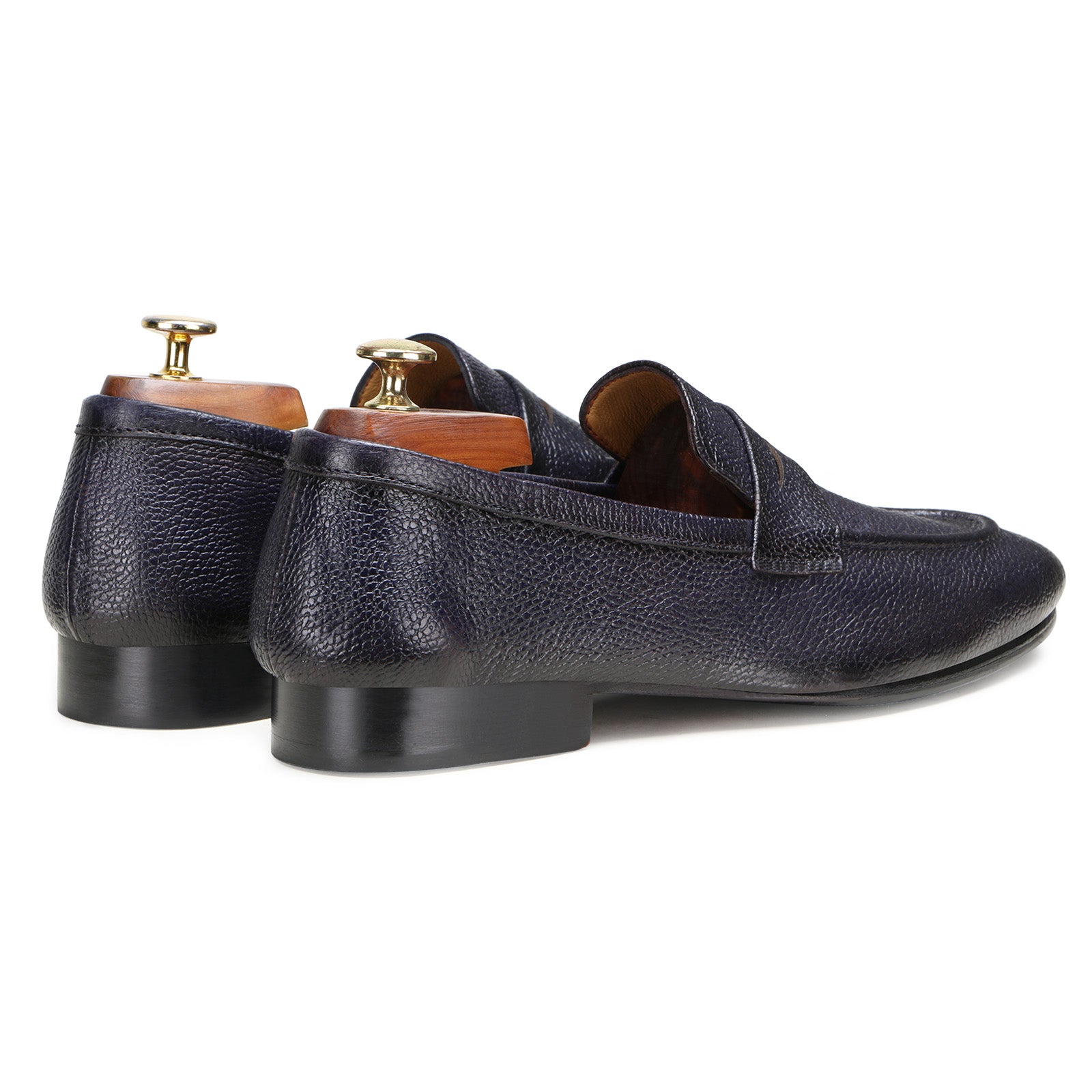 Oliver Sleek Unlined Loafers in Blue