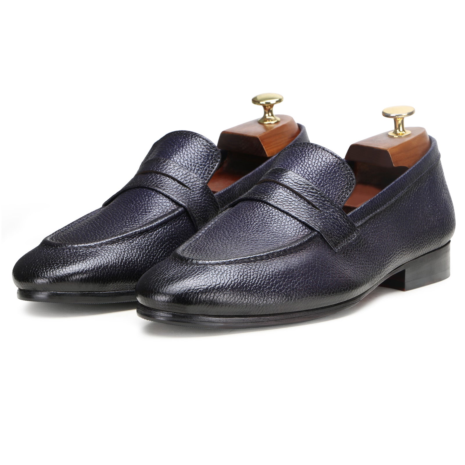 Oliver Sleek Unlined Loafers in Blue