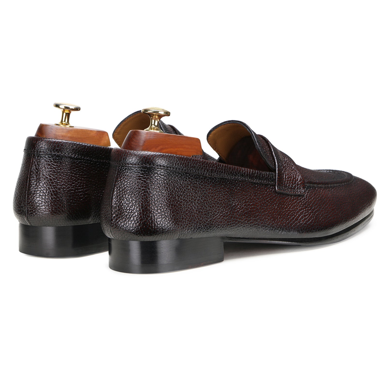 Oliver Sleek Unlined Loafers in Brown