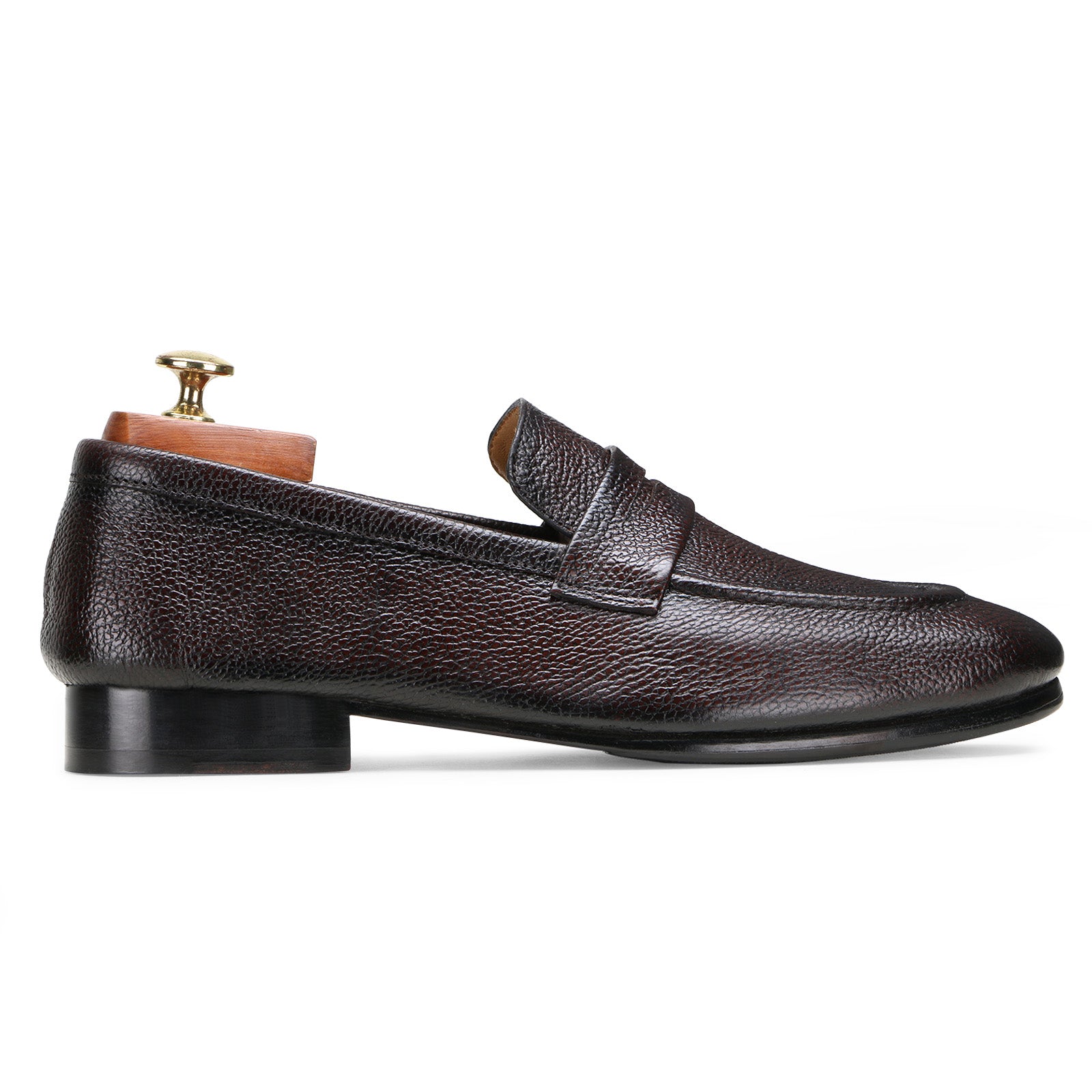 Oliver Sleek Unlined Loafers in Brown